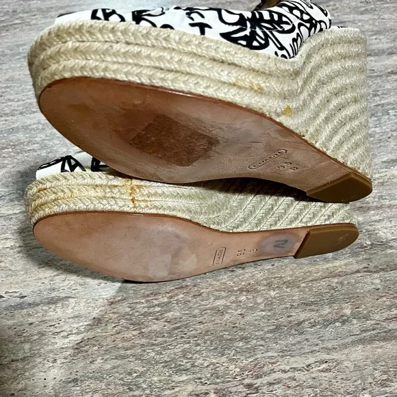 Coach Maritza open toe wedge sandals - Picture 15 of 16